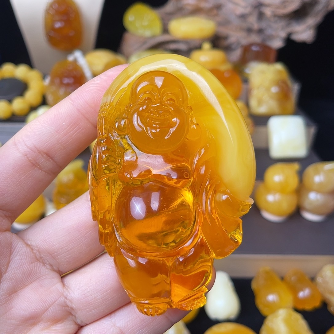 琥珀未镶嵌珠宝奇石