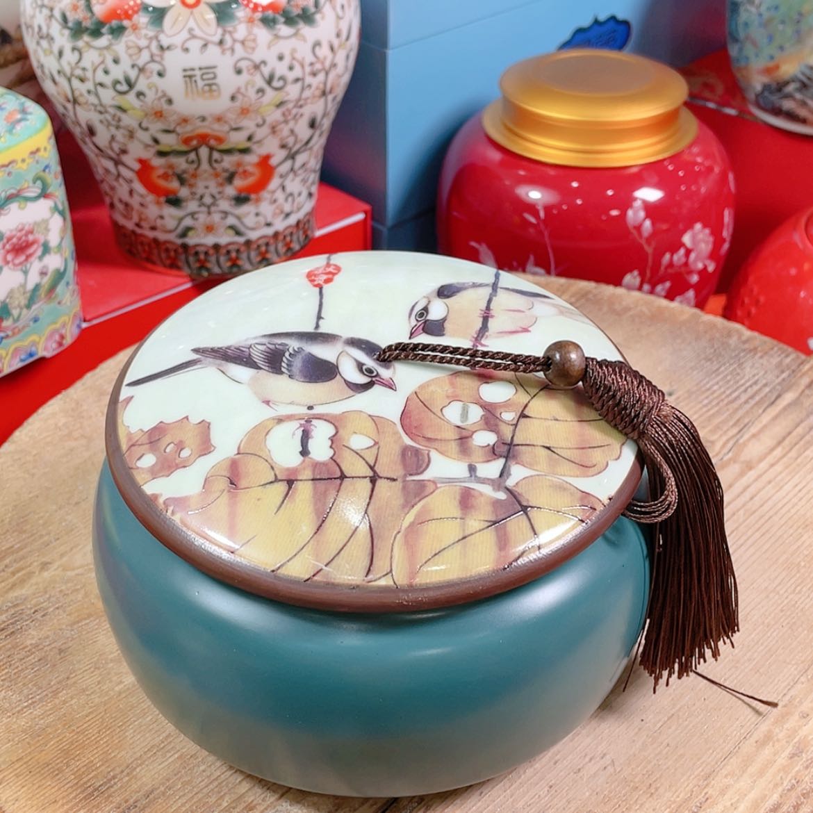 【闪购商品】罐陶瓷茶叶罐密封罐