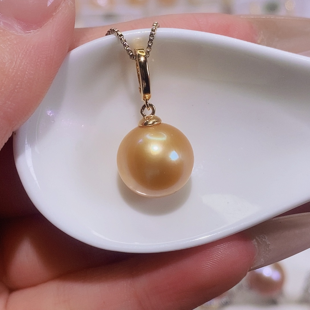 淡水珍珠颈饰银S925镶嵌阿*穆