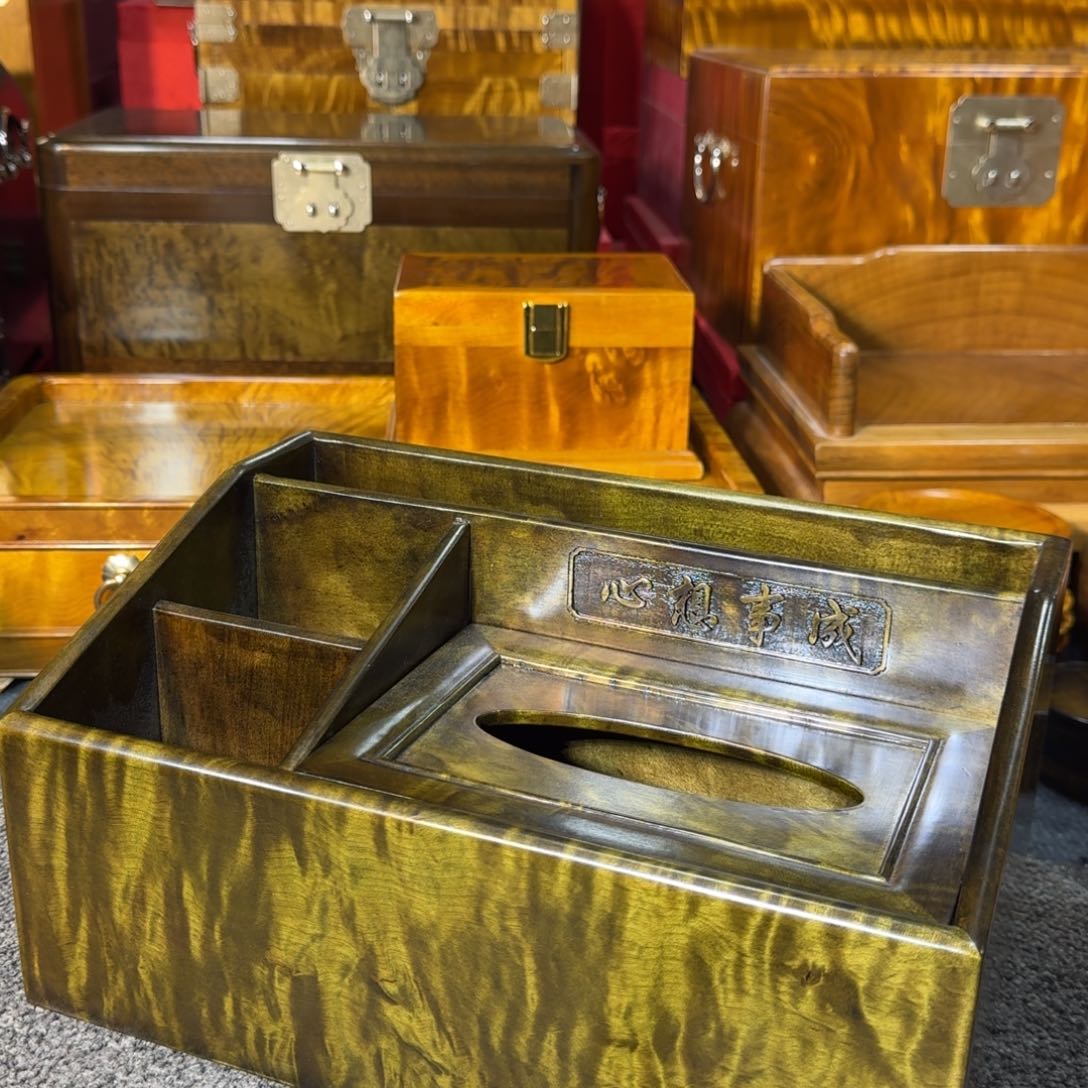 阴沉木乌木纸巾收纳盒m 50