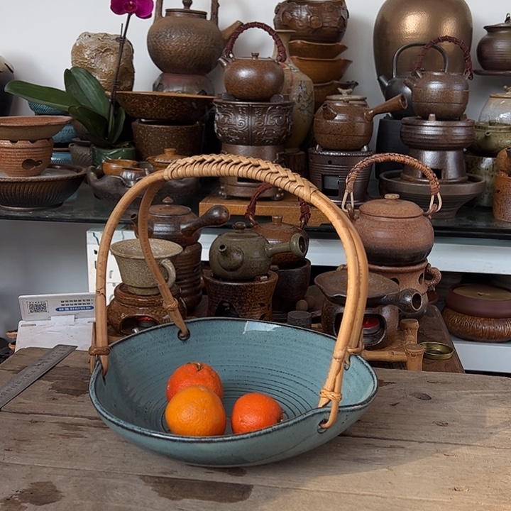 紫砂宜兴紫砂粗陶茶具31