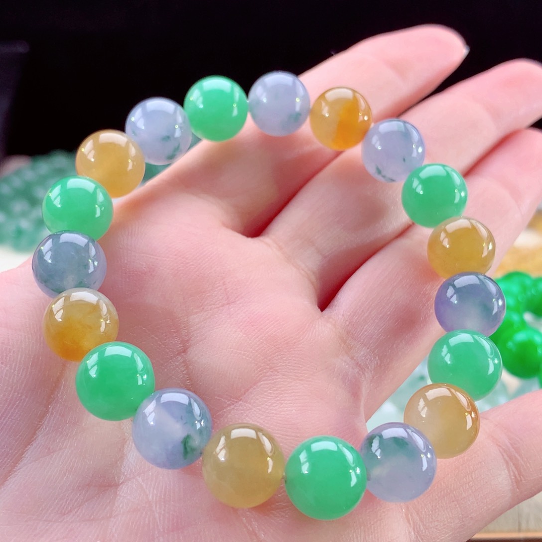 翡翠手链未镶嵌多宝