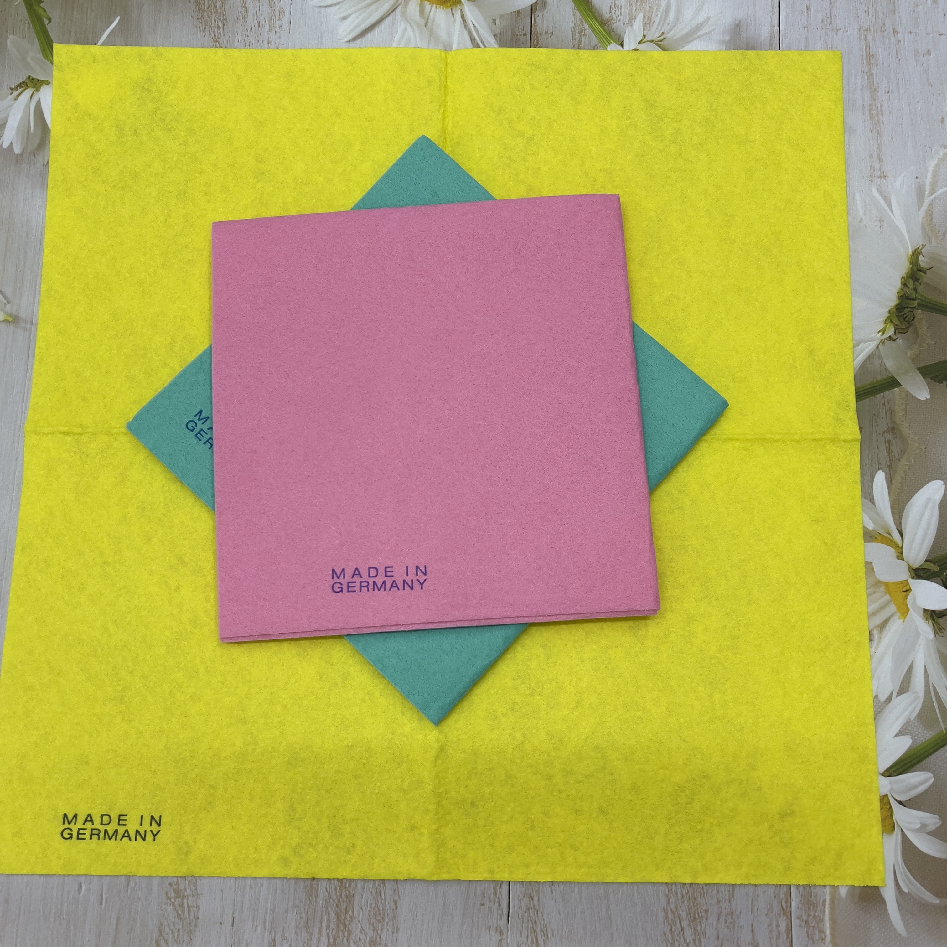 韩国原装进口-无痕抹布,纳米海绵,3色棉抹布,德国抹布