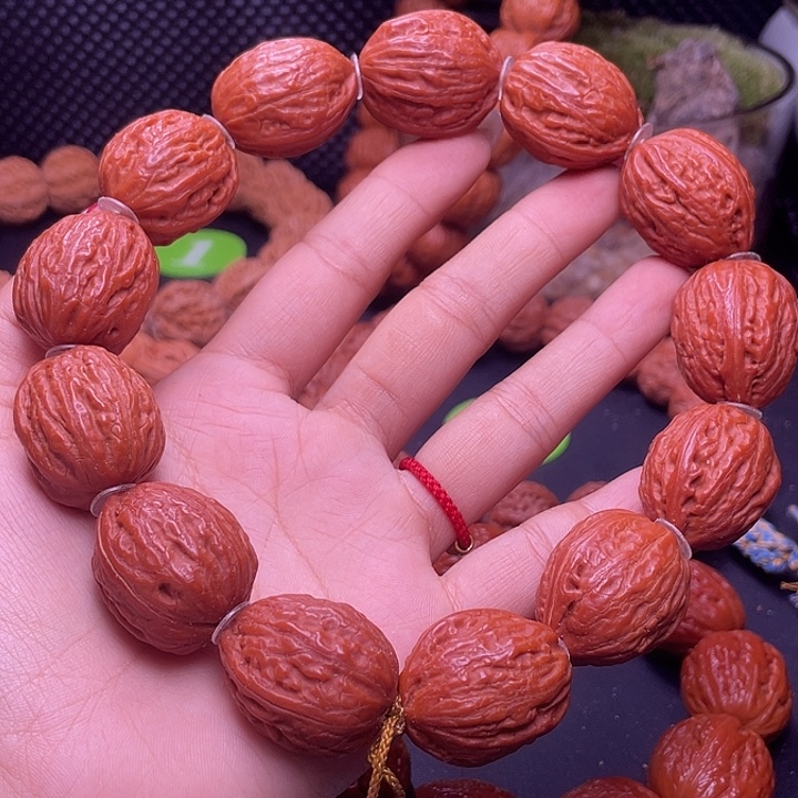 文玩核桃手串肉枣24