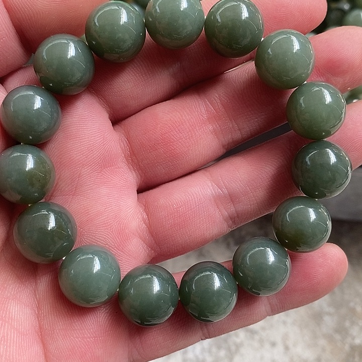 手链未镶嵌和田玉（糖玉）