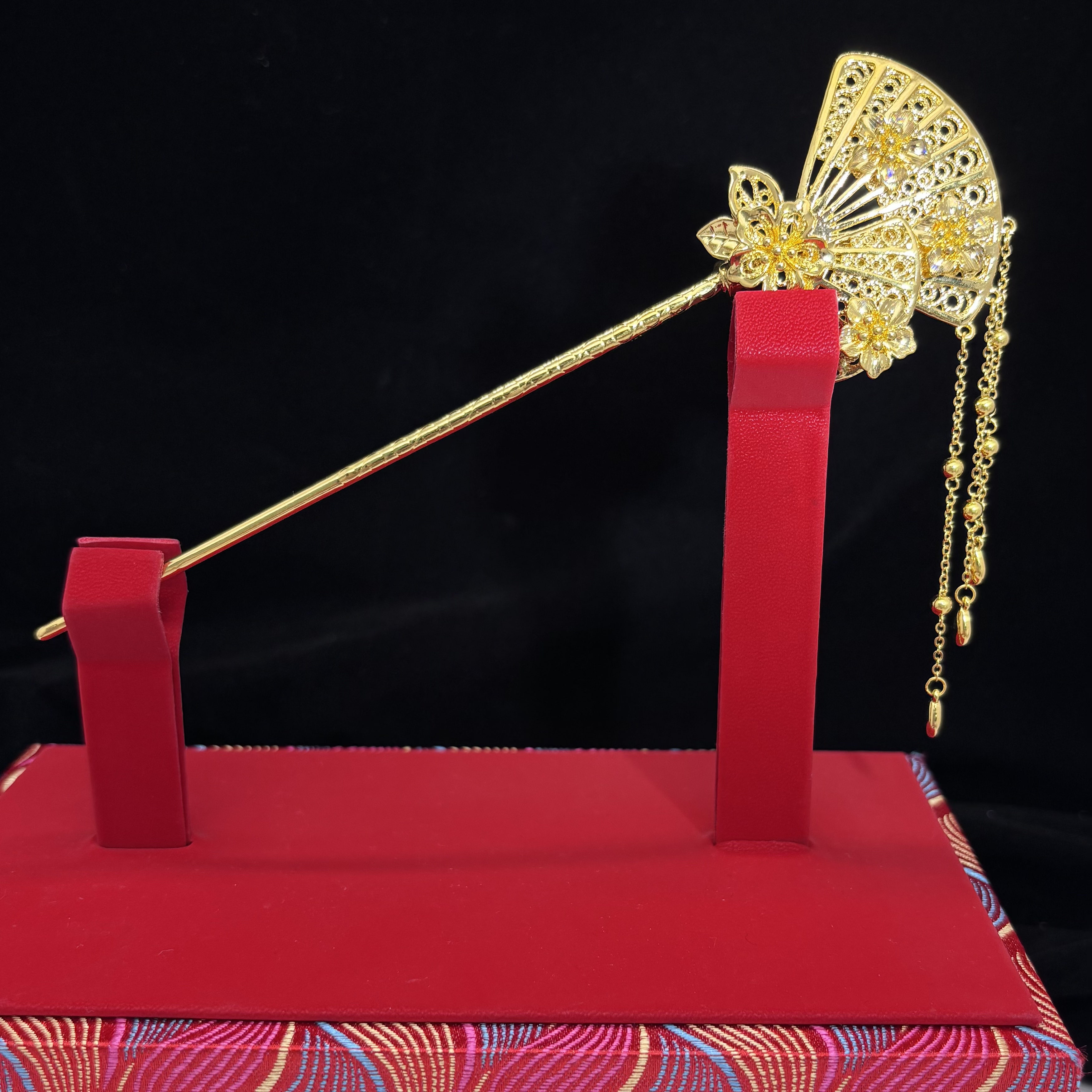 【618钜惠】缘定三生-足金999黄金发簪 11.37-11.76g