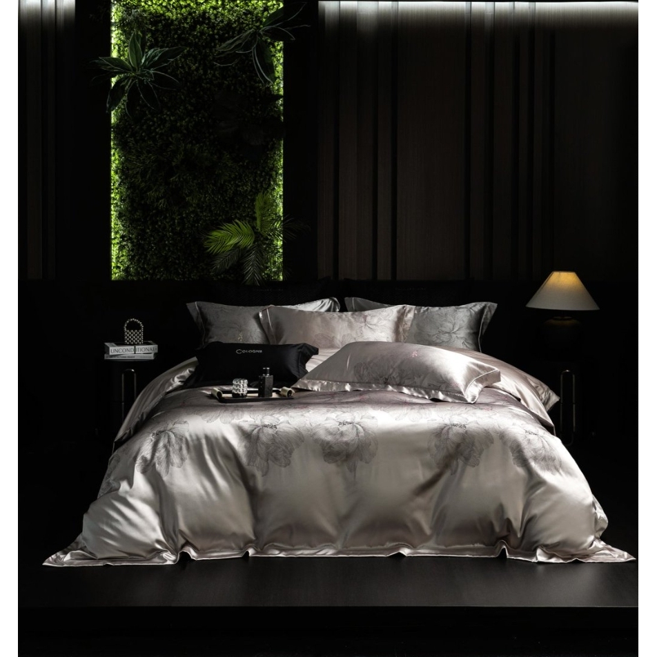 【品牌尾单】高端轻奢亲肤莱赛尔天丝高端套件-瑞芙丽-粉