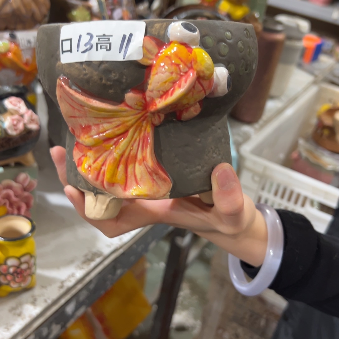 满20发爱退拉黑多肉花盆