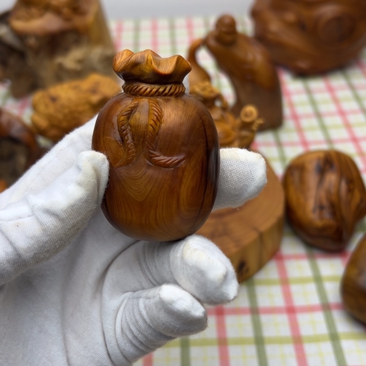 护***形柏木（崖柏）陈化老料手串把件 