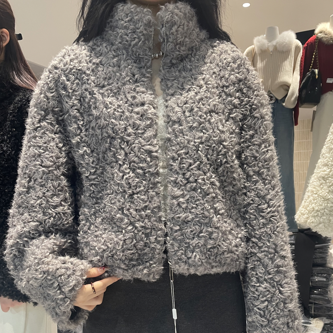 泰迪毛冬季宽松显瘦韩系毛毛上衣