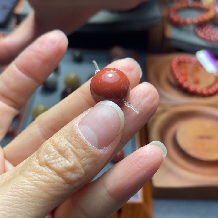 南红玛瑙未镶嵌单珠14多样性发1