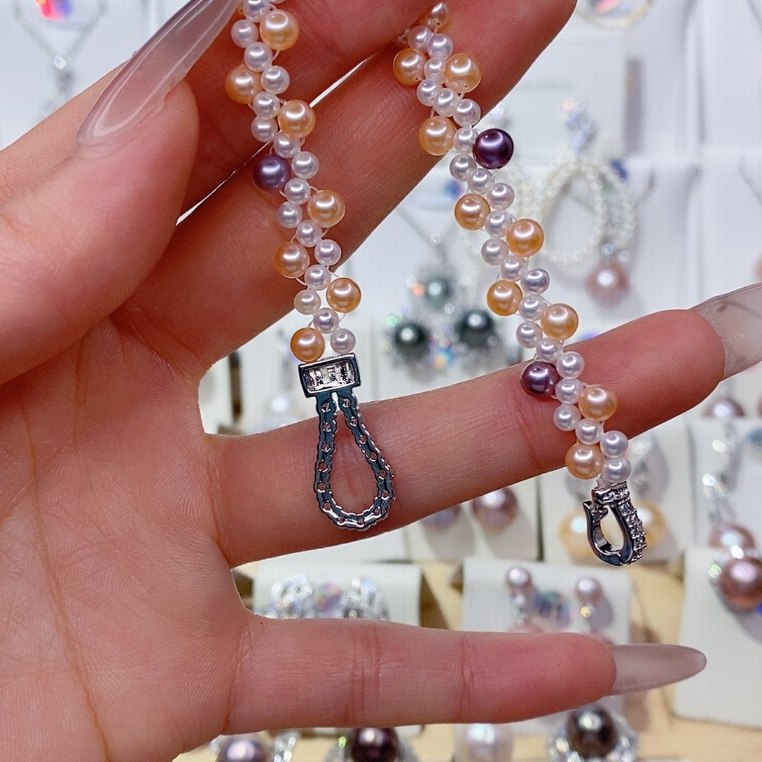 冬***球手串未镶嵌淡水珍珠