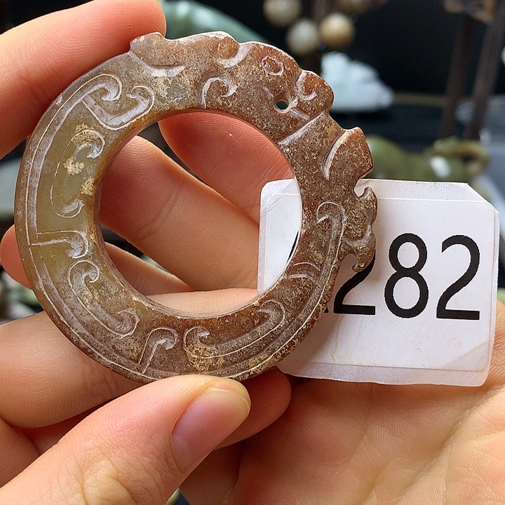 和田玉未镶嵌车挂