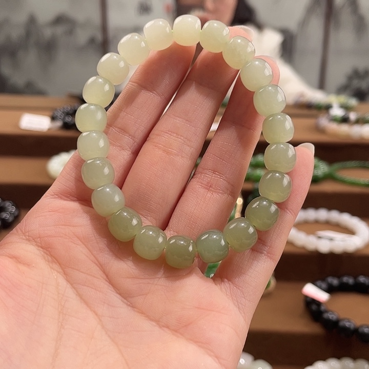 和田玉未镶嵌手链