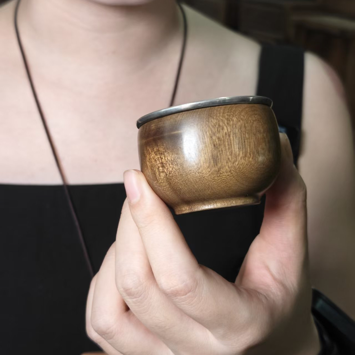 【限量福利】金丝楠木杯子