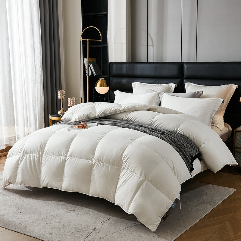 现场充绒年底清仓绒安娜羽绒被鹅绒被冬被祝大家新年快乐高档