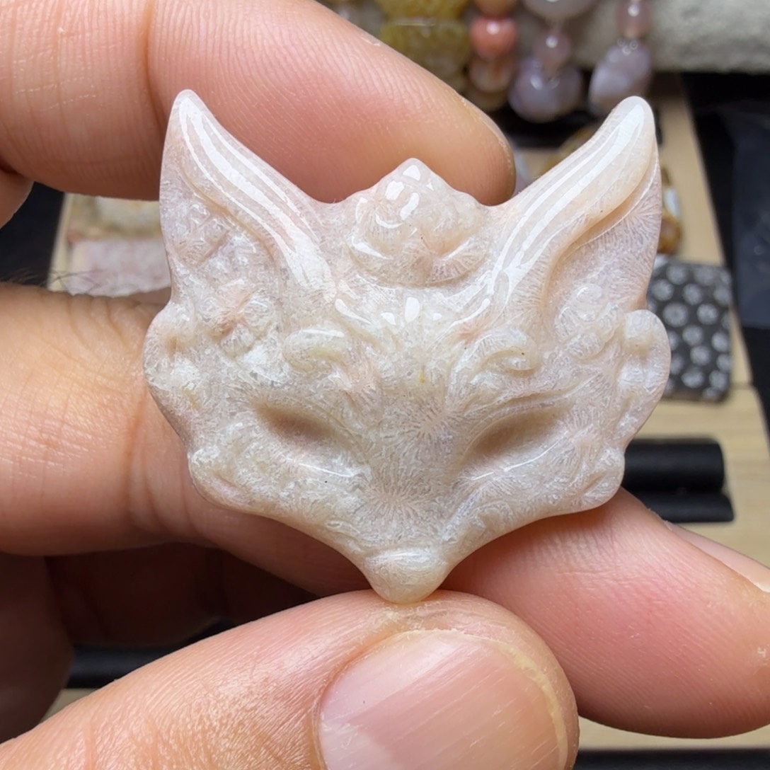 硅化玉未镶嵌天然有机玉石保真色