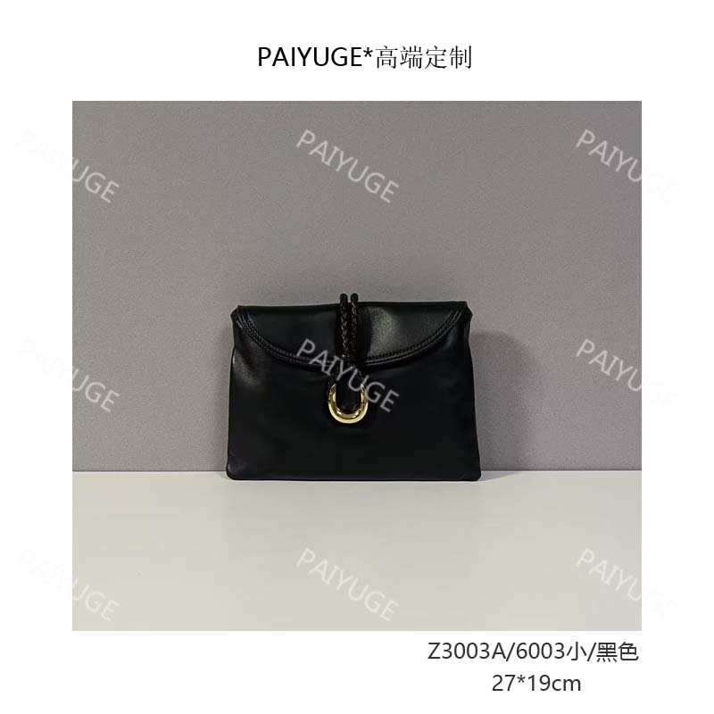 Z3003A/6003小/黑色 Paiyuge高端订制女士手提单肩包斜挎包2019
