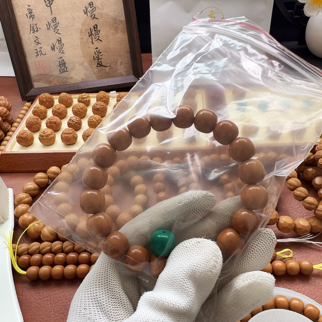 文玩核桃手串猴头