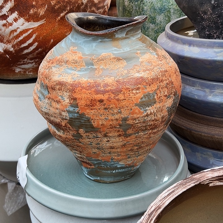 景德镇精品花盆栽适合盆口12高30