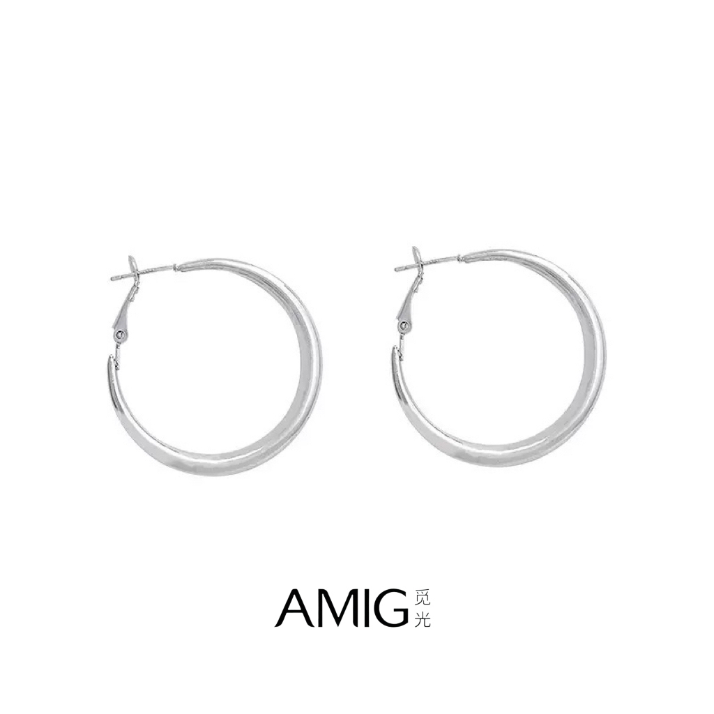 铜合金无非金属耳饰 2025年几何耳圈时尚耳环女轻奢设计感耳饰