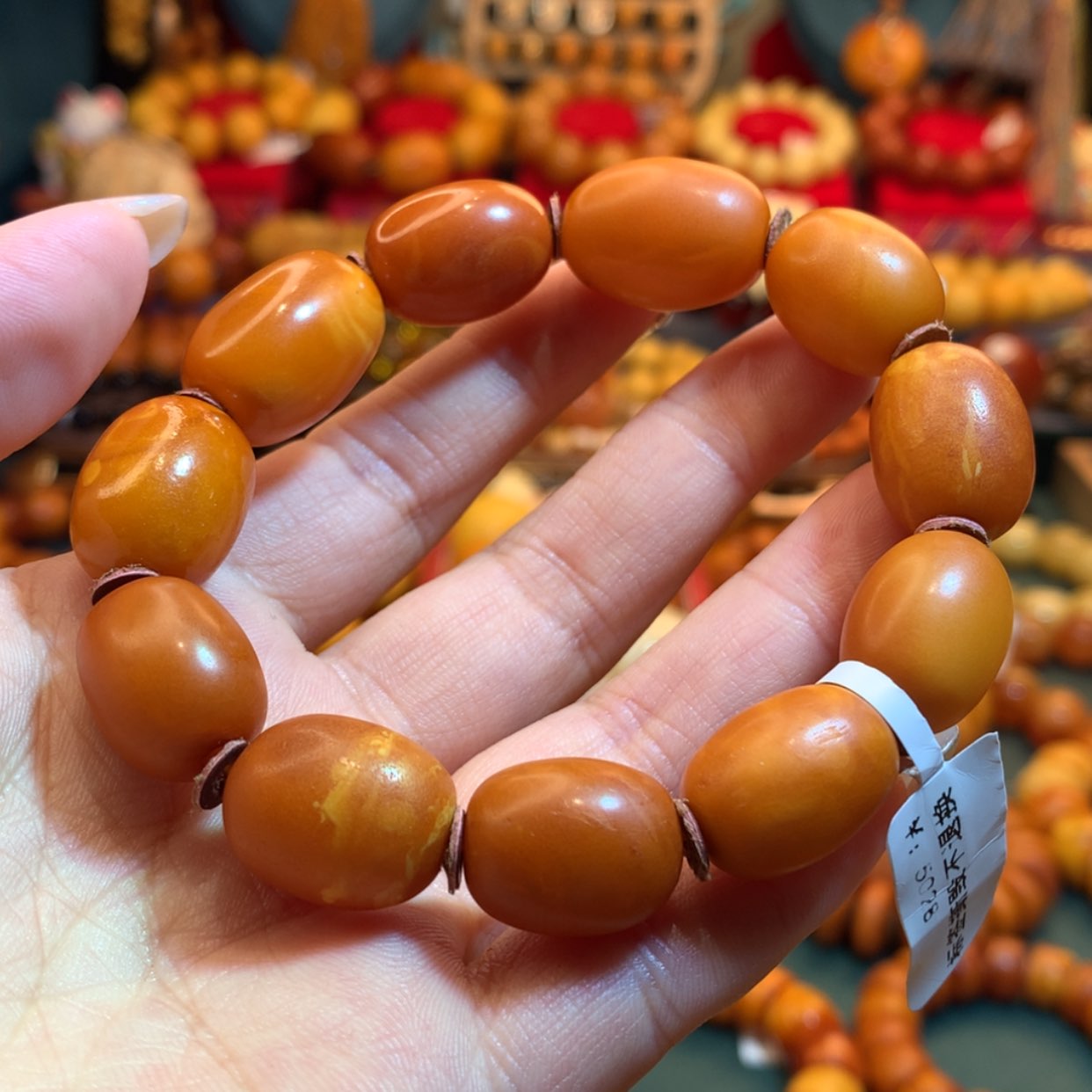 【闪购商品】蜜蜡手串未镶嵌蜜蜡手串