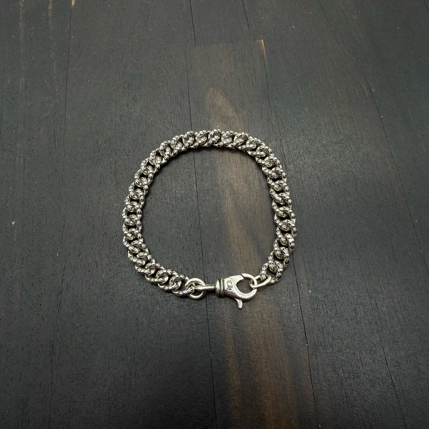17.5cm Chrome Hearts 克罗心 新款麻花龙虾扣手链