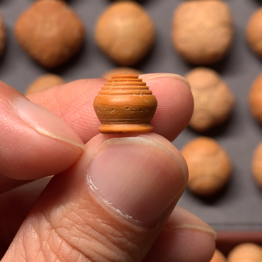 凤眼菩提吊坠10.5-11mm尼泊尔精工佛塔