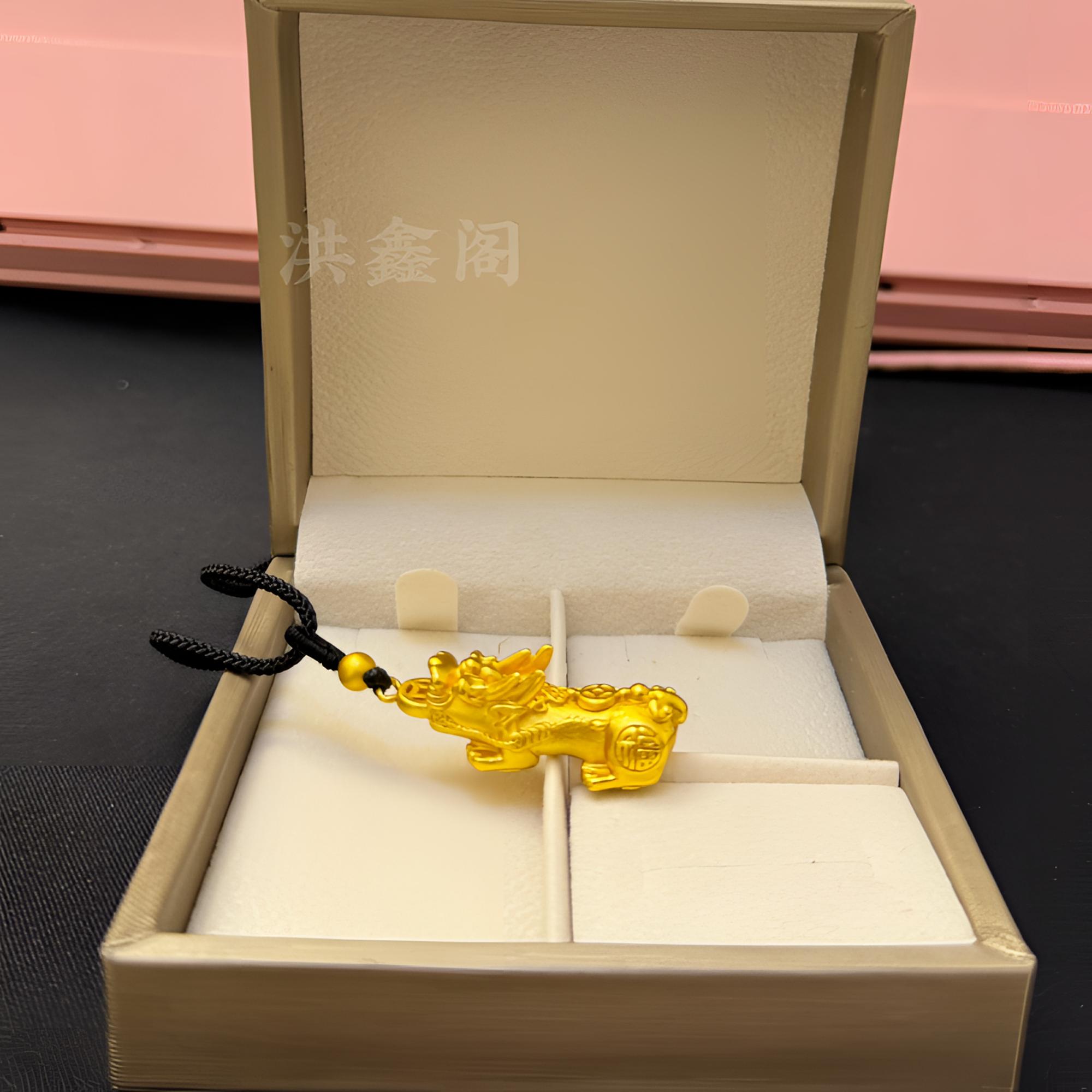 合金吊坠 貔貅立体男女精工轻奢手工精美吊坠编绳饰品挂坠