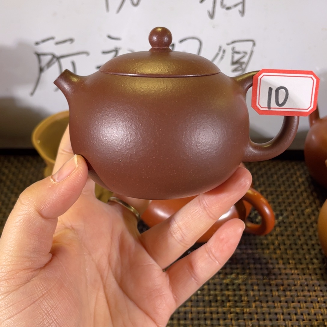 紫砂茶壶西施全手