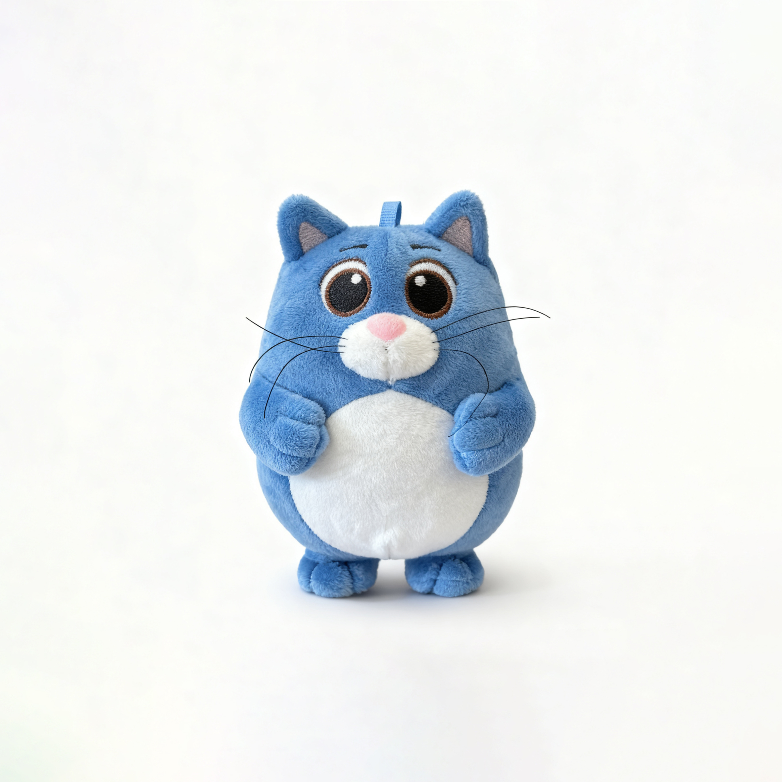 【正品10cm】挂件月半猫公仔适合送男女朋友当生日礼物搞怪抽象
