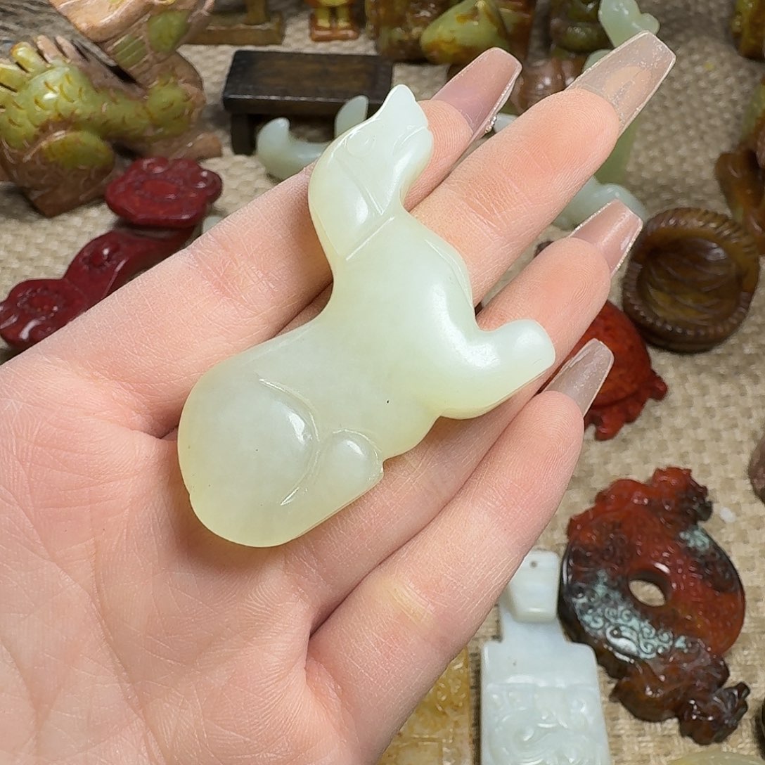 白玉菩提吊坠挂件