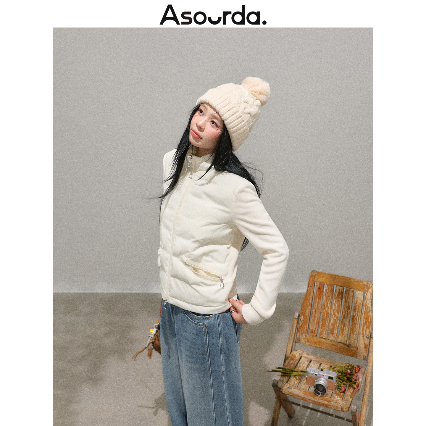 一口苏达排骨拼接 清冷系禅意衣服女小众高级感女装遮肉显瘦外套