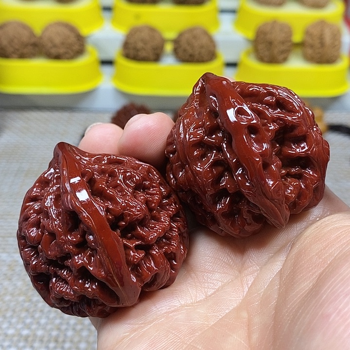 文玩核桃把件大粗筋
