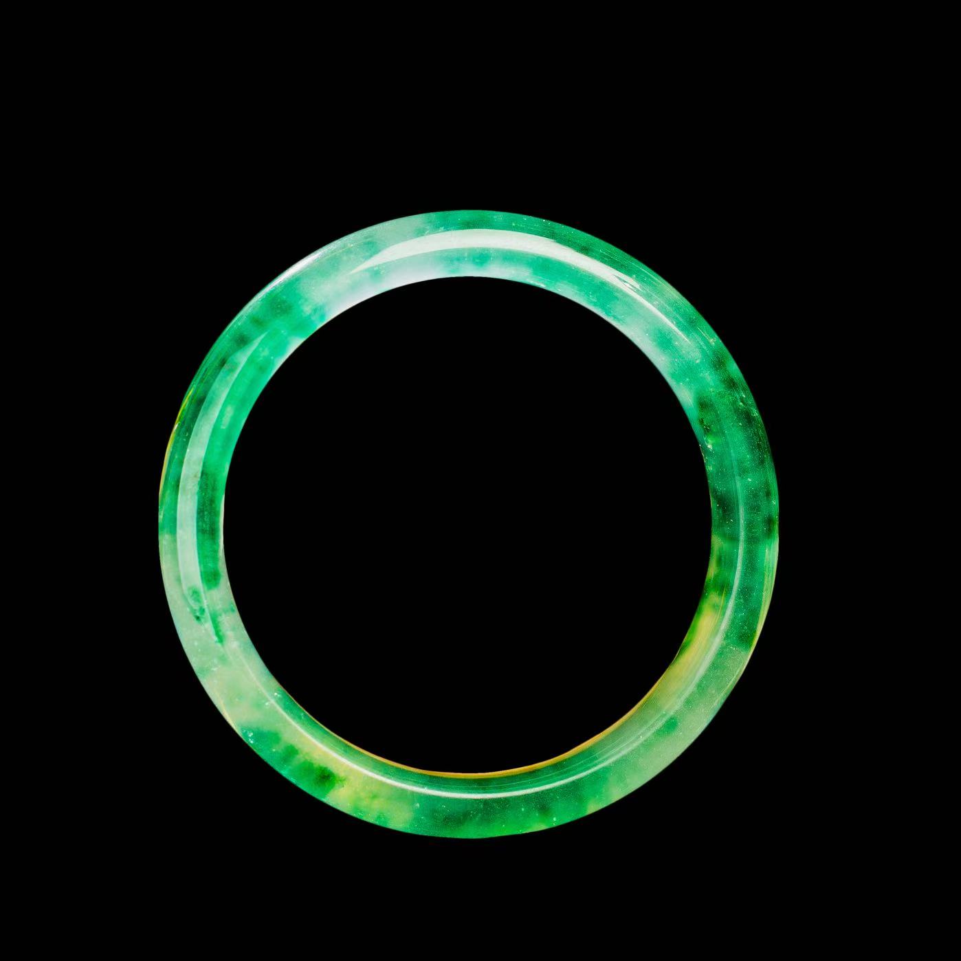 {云南珠宝甄选} dsj41 正圈兰花 手 镯