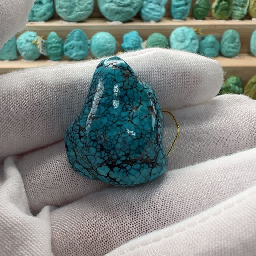 未镶嵌绿松石随形23.8mm