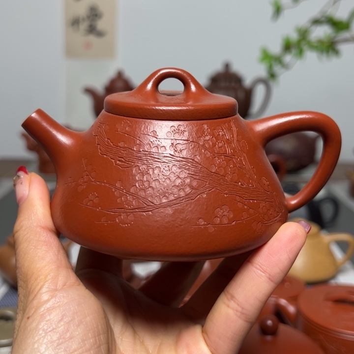 紫砂茶壶四**空全手工子冶石瓢煮呢