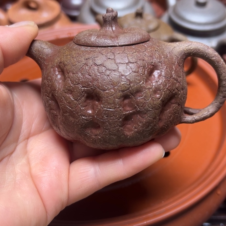 紫砂茶壶宜兴原矿段泥
