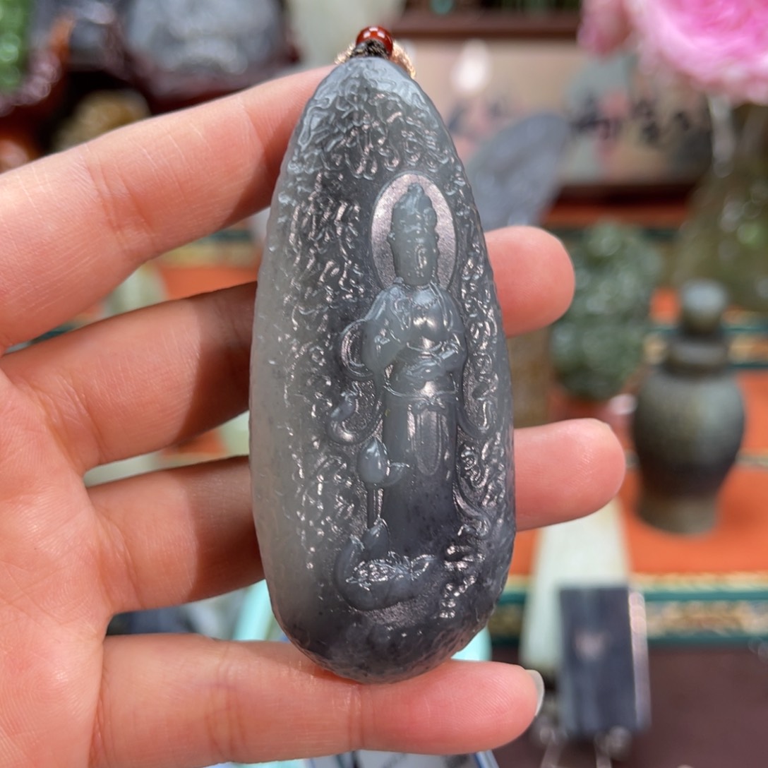 和田玉挂件未镶嵌6*6