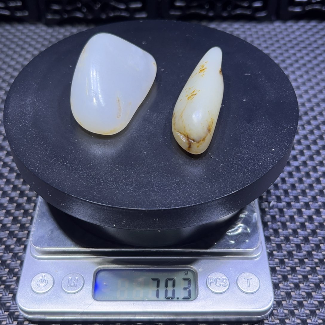 吊坠(不含链)未镶嵌和田玉（子料）70-124