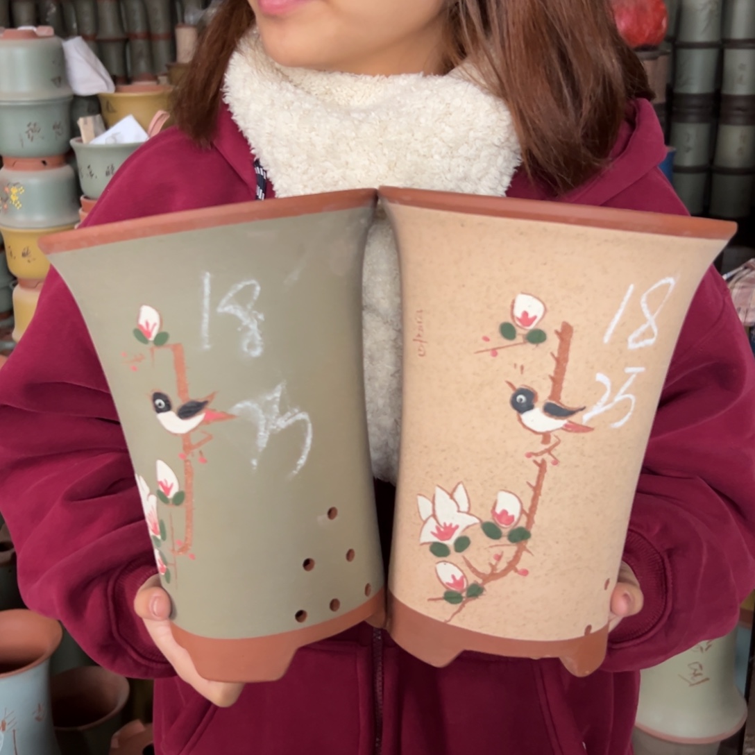 宜兴川阁紫砂花盆