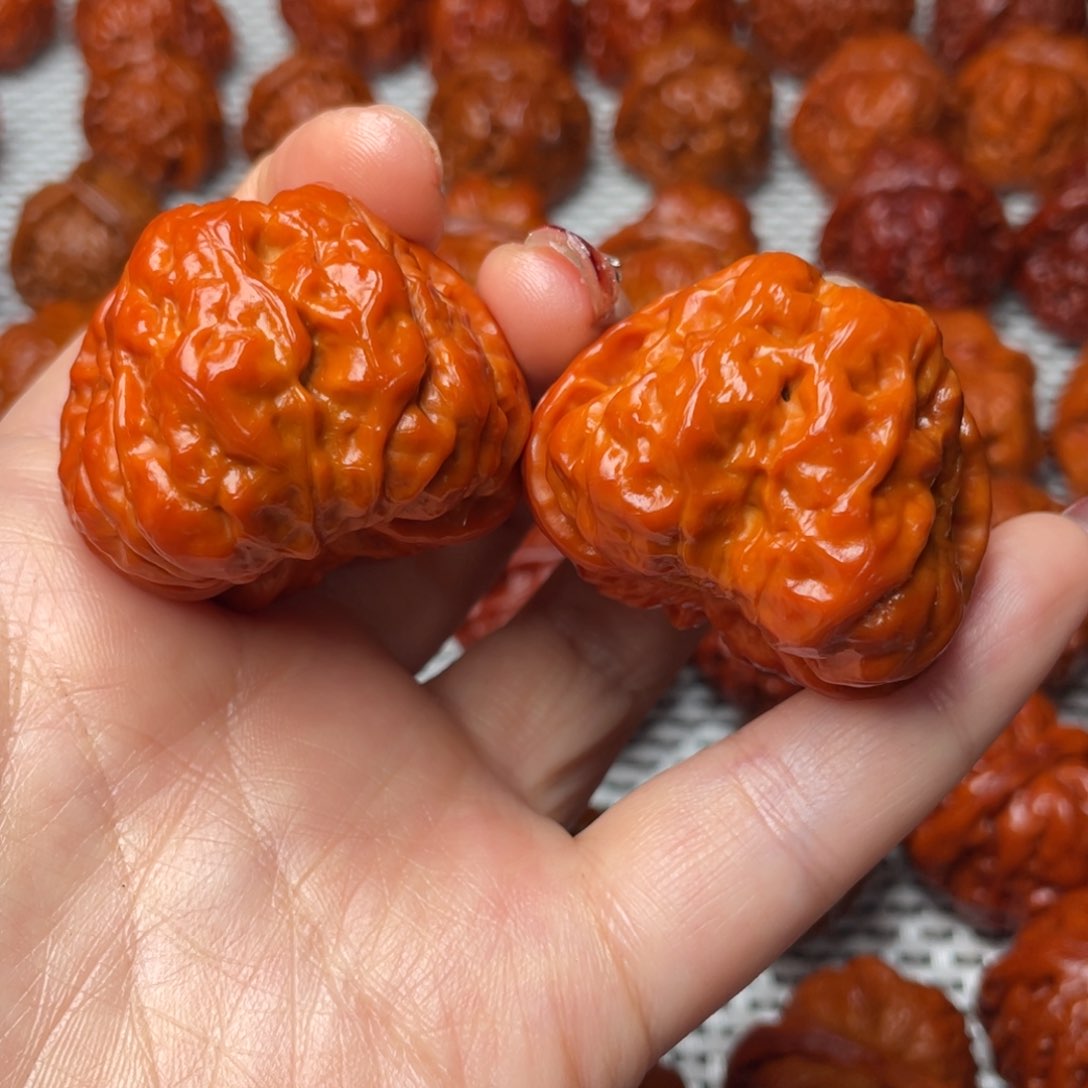 桃核吊坠文玩核桃 手把件 蛤蟆头 42