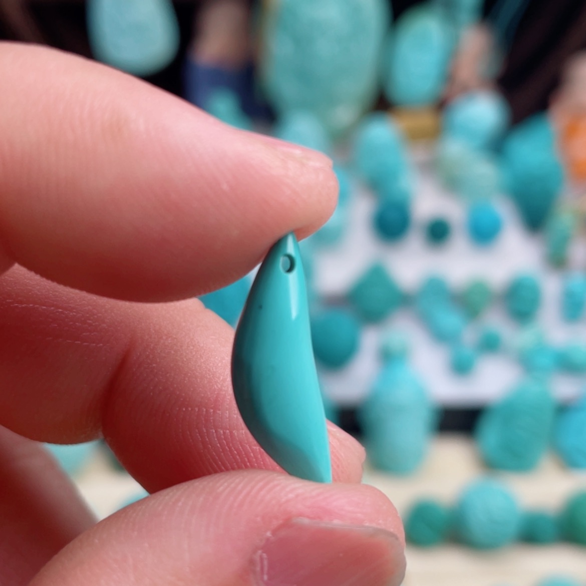 【闪购商品】绿松石吊坠(不含链)未镶嵌