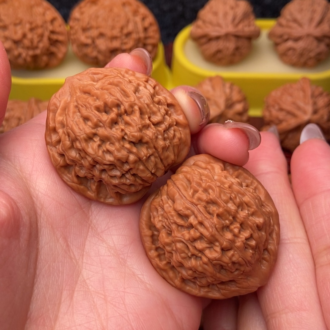 吊坠文玩核桃Q*松38原树 莲花