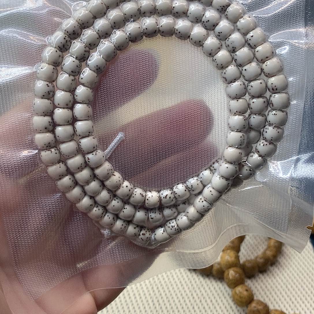 星月菩提吊坠原白河豚桶长串65