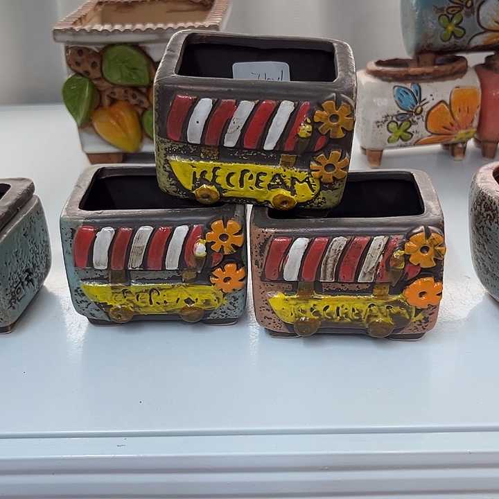 紫砂花盆粗陶材质多肉花盆