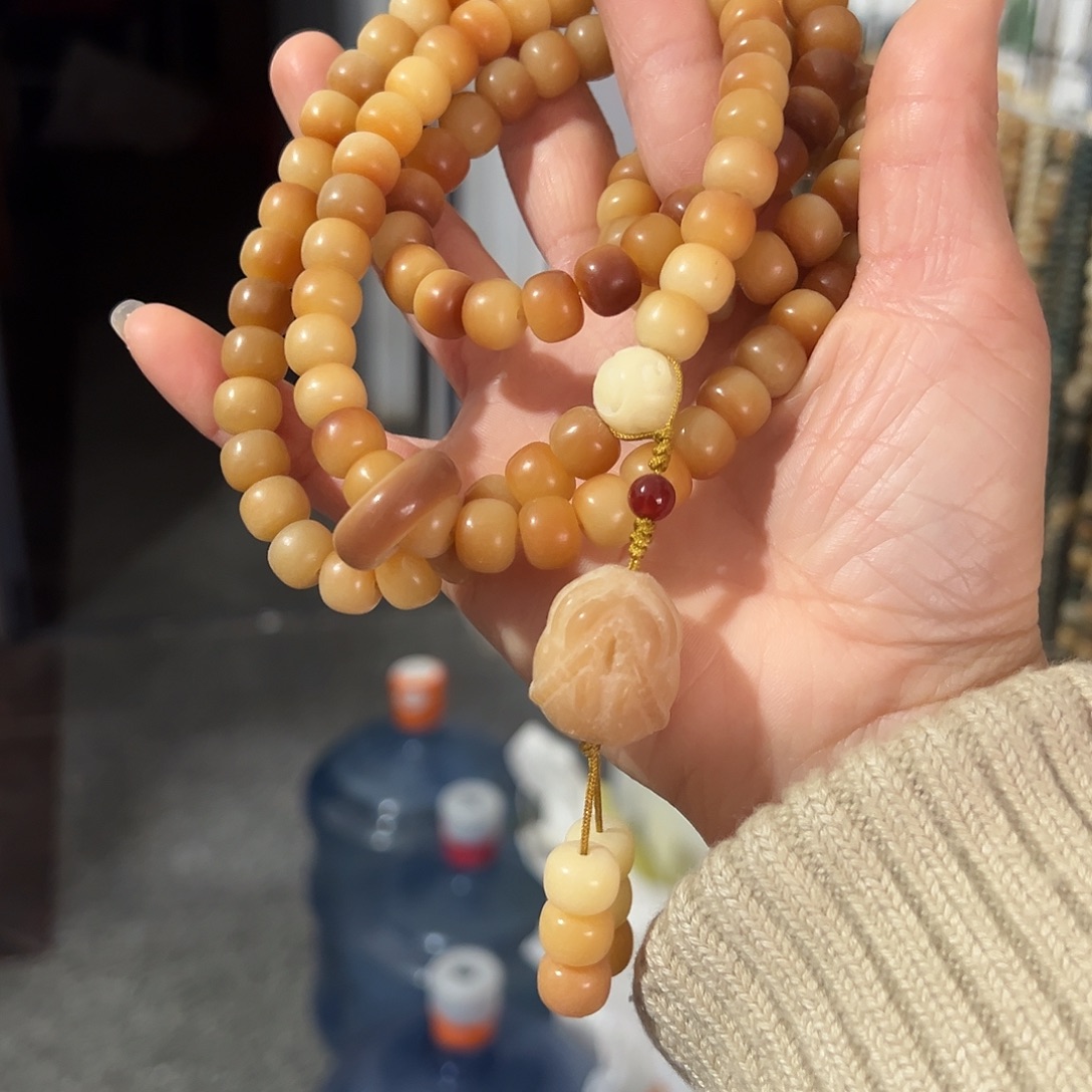 吊坠白玉菩提8×10