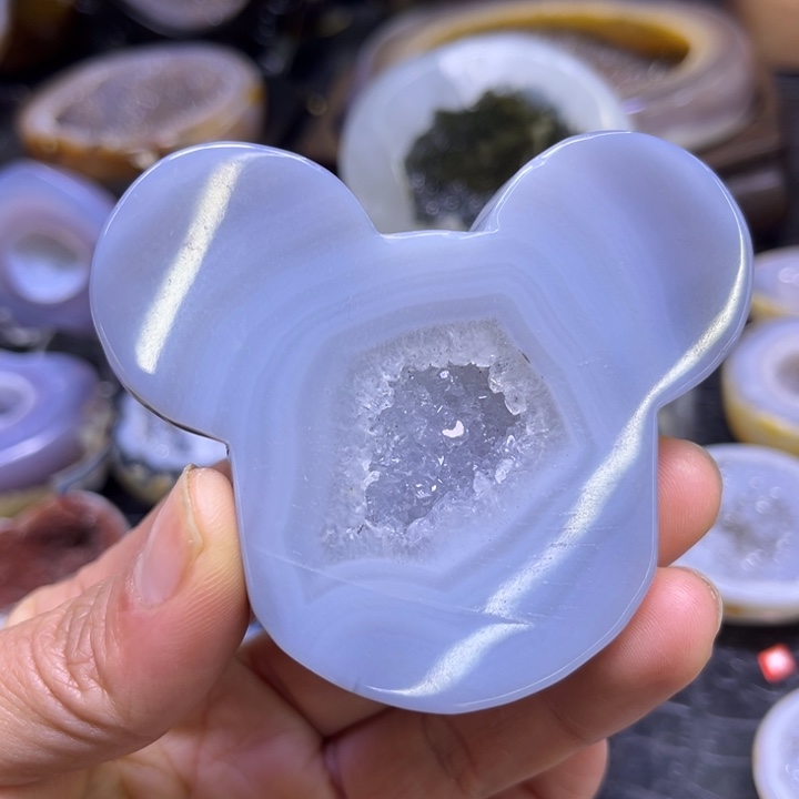 水晶未镶嵌珠宝半成品