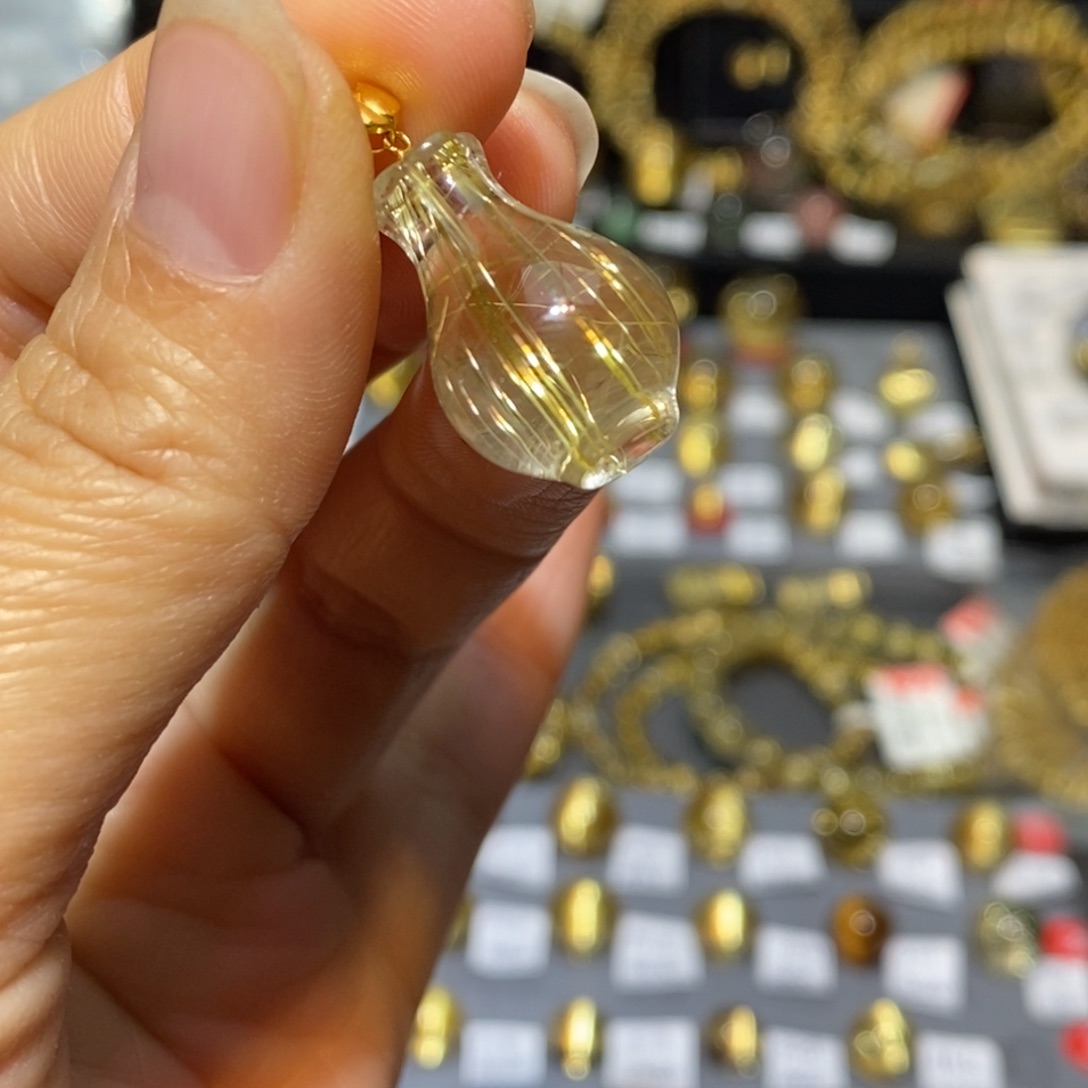 手链未镶嵌水晶吊坠