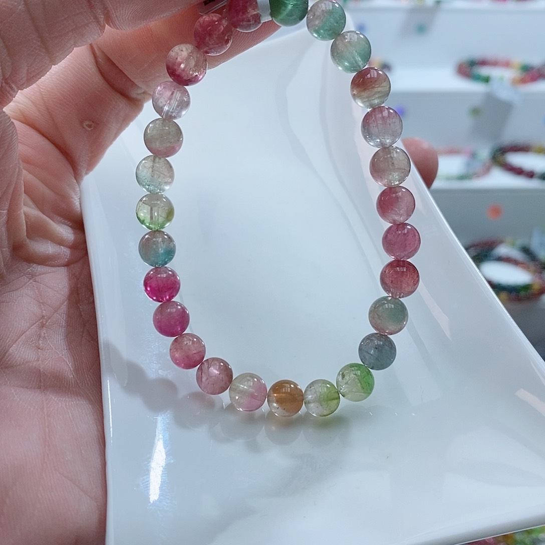 碧玺碧玺未镶嵌手链